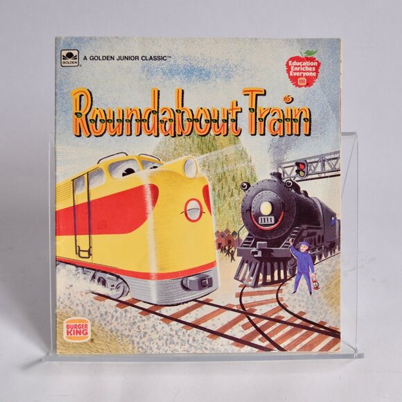Golden Books Roundabout Train Burger King Book - Picture 1 of 5